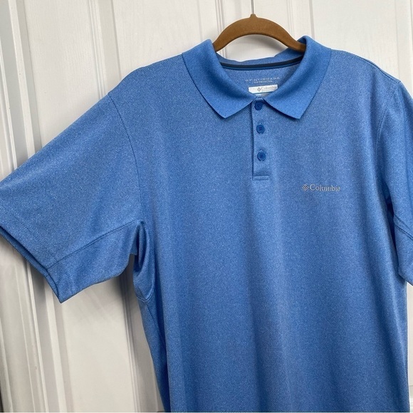 Columbia Men's Polo Omni-Shade Sun Protection Short Sleeve Shirt Large - Picture 5 of 14